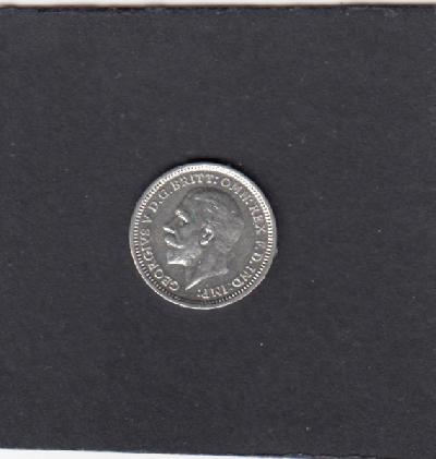 Beschrijving: 3 Pence  GEORGIUS V  